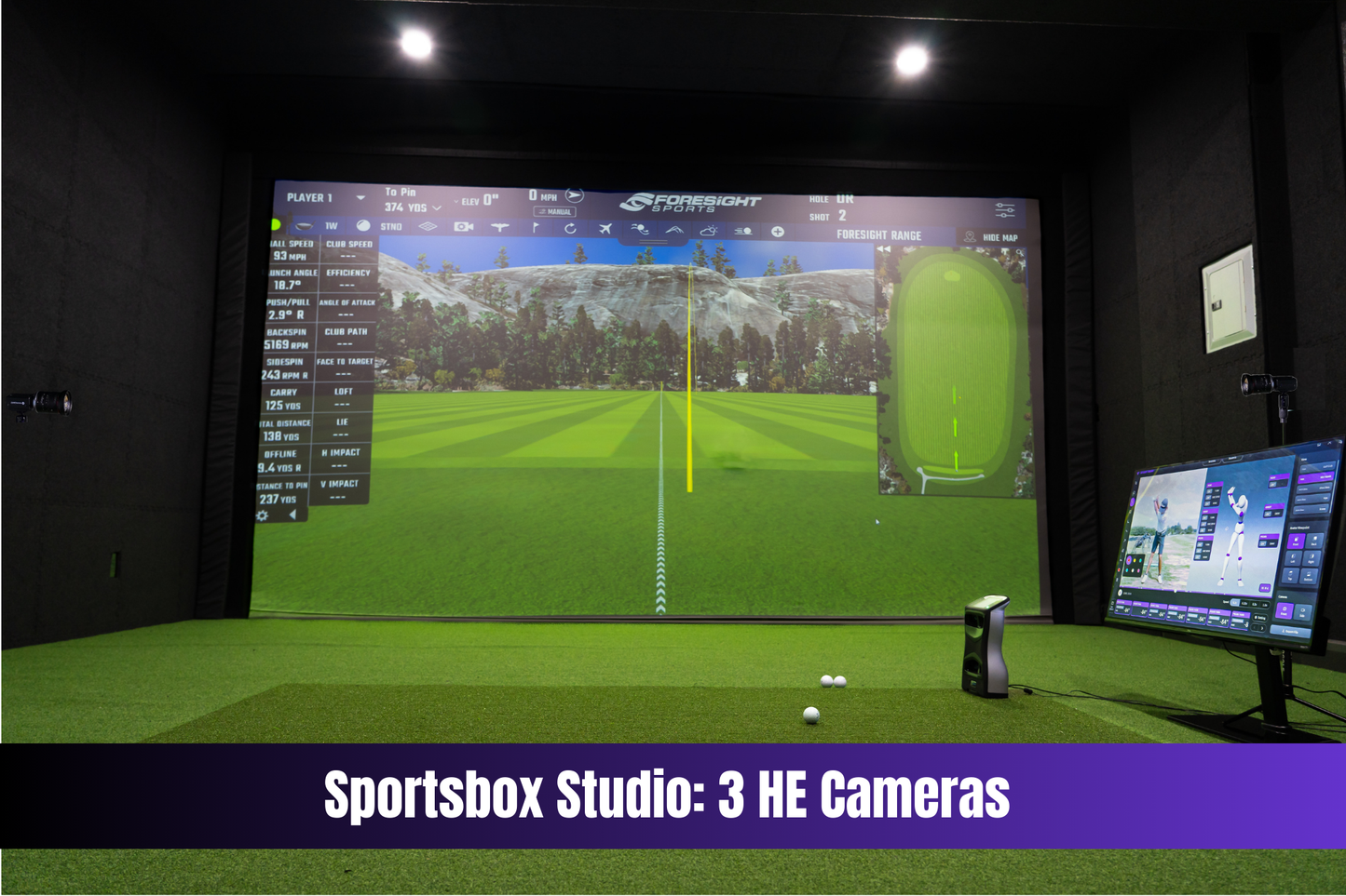 Sportsbox Studio Premium: 3 HE Cameras